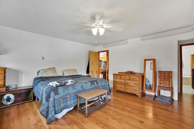 5284-A Rte 6 W, Ulysses, PA 16948 - bedroom with light wood finished floors and ceiling fan