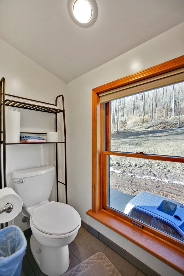 5284-A Rte 6 W, Ulysses, PA 16948 - bathroom featuring toilet, tile patterned floors, and baseboards