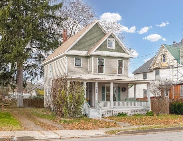 view of front of property