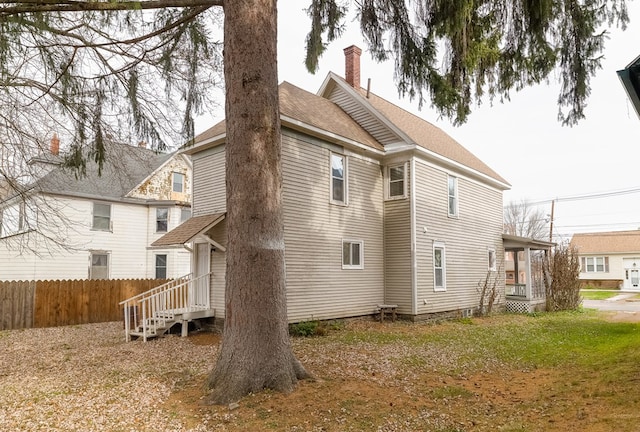 view of rear view of house