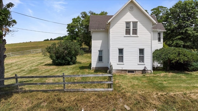 view of side of property