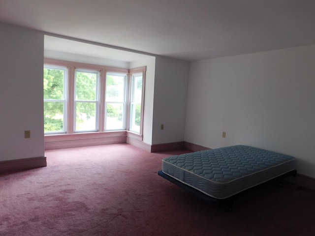 bedroom with carpet floors