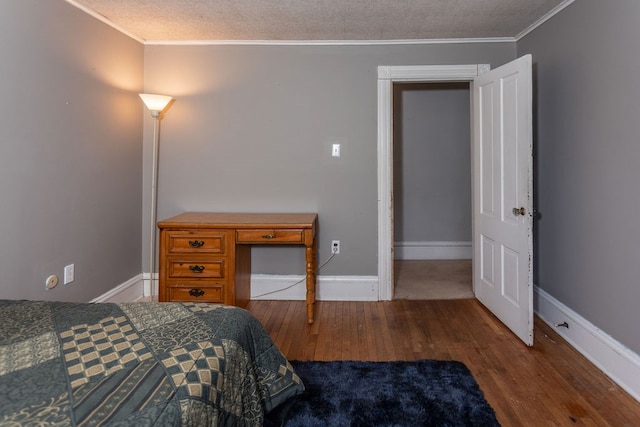 11 Purple St, Wellsboro, PA 16901 - bedroom featuring baseboards, wood finished floors, and ornamental molding