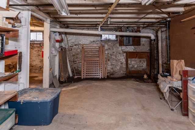 11 Purple St, Wellsboro, PA 16901 - unfinished below grade area featuring electric panel