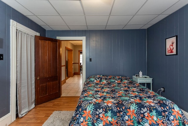 11 Purple St, Wellsboro, PA 16901 - bedroom with a drop ceiling and light wood finished floors