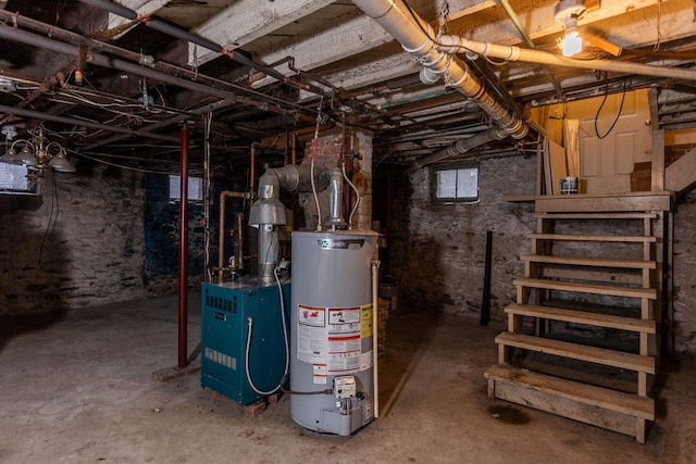 11 Purple St, Wellsboro, PA 16901 - below grade area with water heater and a heating unit