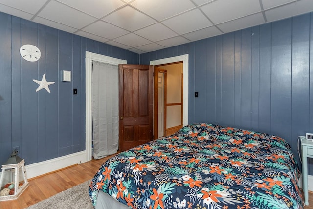 11 Purple St, Wellsboro, PA 16901 - bedroom featuring wood finished floors and a paneled ceiling