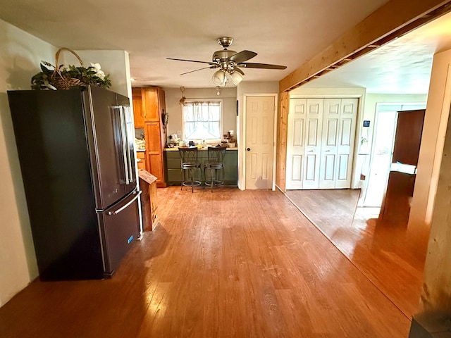 interior space with wood finished floors
