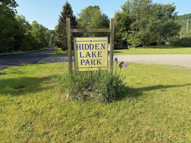 177 Old Barton Rd, Barton, NY 13734 - community / neighborhood sign featuring a lawn