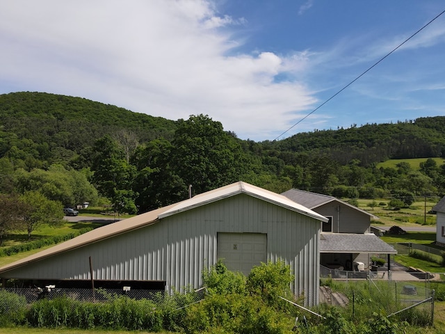 view of outdoor structure