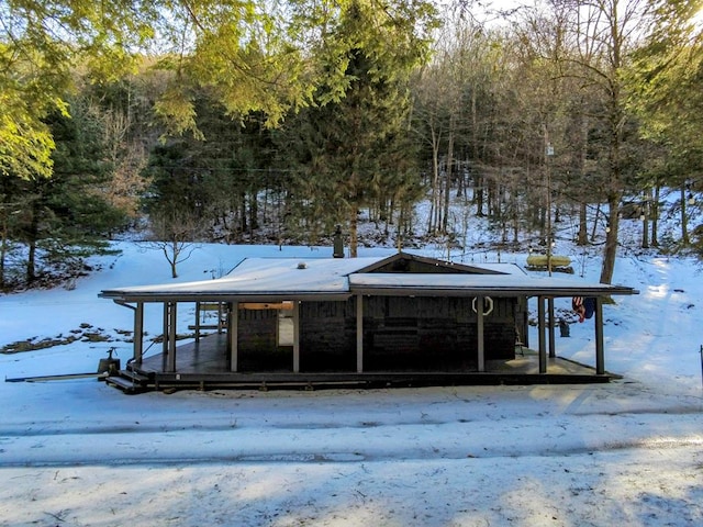 view of dock