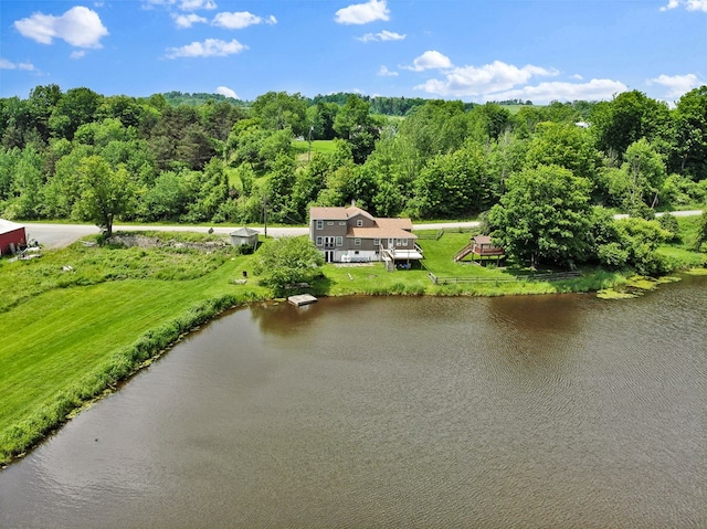658 Ashley Hill Rd, Mansfield, PA 16933 - view from above of property featuring a nearby body of water and a forest