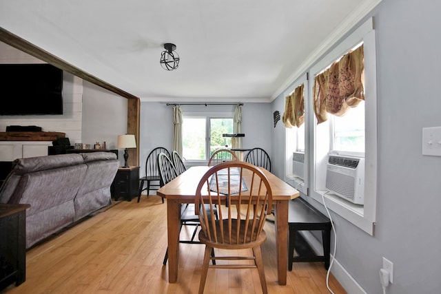 658 Ashley Hill Rd, Mansfield, PA 16933 - dining area featuring ornamental molding and light wood-style floors