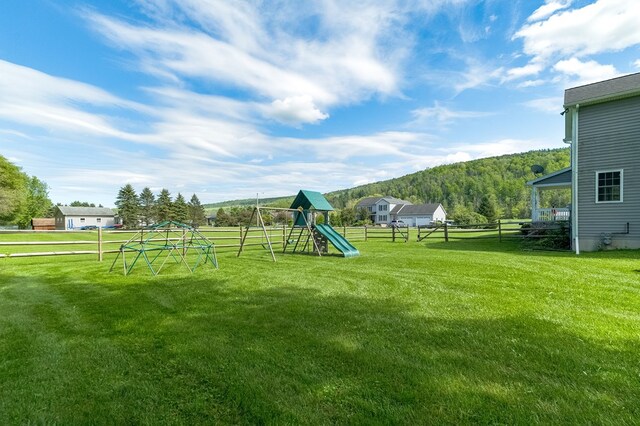 113 W Woodlawn Ave, Elkland, PA 16920 - view of yard featuring a playground