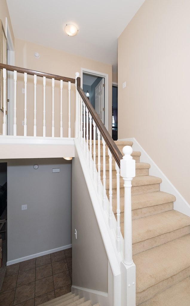 113 W Woodlawn Ave, Elkland, PA 16920 - stairs featuring baseboards