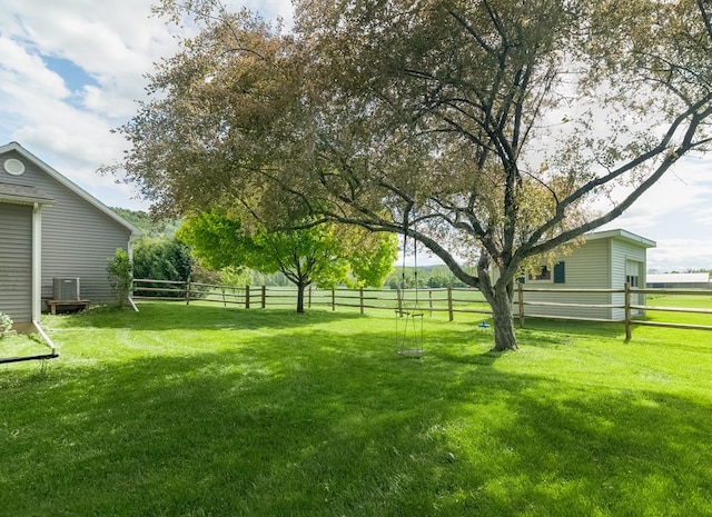 113 W Woodlawn Ave, Elkland, PA 16920 - view of yard featuring central AC unit