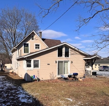 view of rear view of property