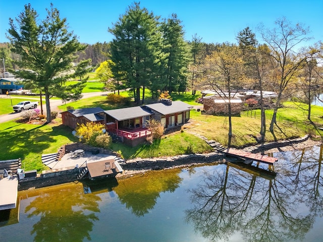 986 Wesauking Dr, Towanda, PA 18848 - aerial view of property and surrounding area featuring a large body of water