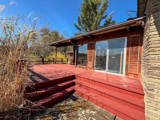 986 Wesauking Dr, Towanda, PA 18848 - view of wooden terrace