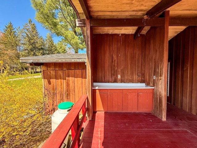986 Wesauking Dr, Towanda, PA 18848 - view of wooden deck