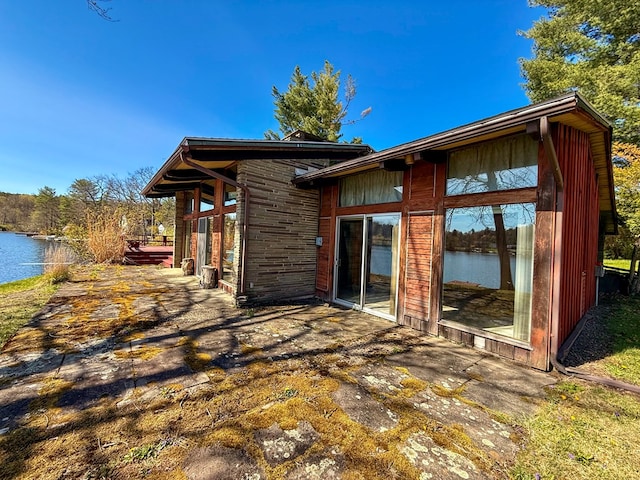 986 Wesauking Dr, Towanda, PA 18848 - rear view of property with a water view
