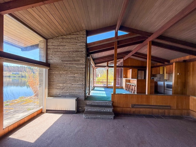 986 Wesauking Dr, Towanda, PA 18848 - horse barn featuring washing machine and clothes dryer