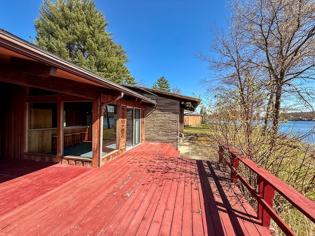 986 Wesauking Dr, Towanda, PA 18848 - view of wooden deck