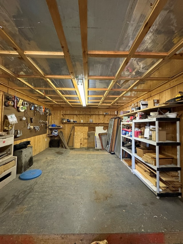 view of storage room