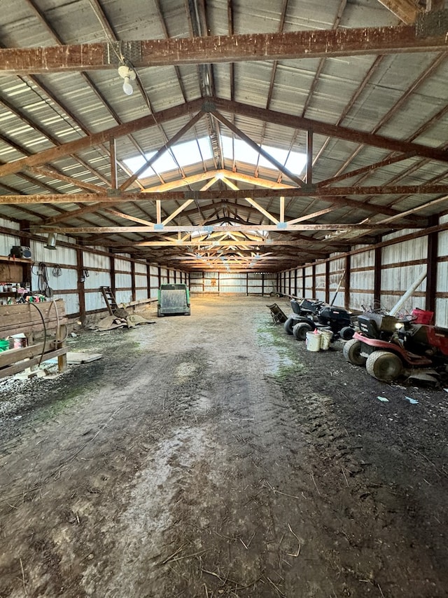 view of horse barn