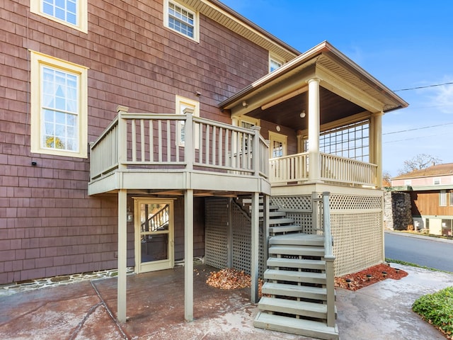 view of rear view of house