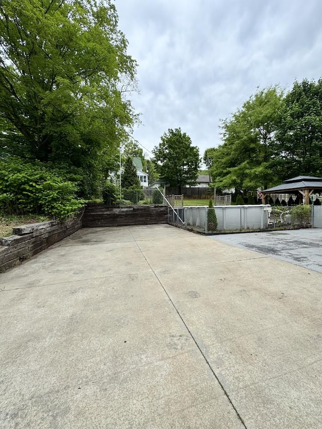 712 W Main St, Smethport, PA 16749 - view of patio / terrace featuring driveway and a gazebo