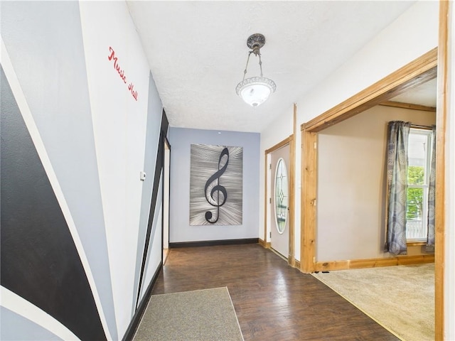 712 W Main St, Smethport, PA 16749 - entrance foyer with dark wood-style floors and baseboards