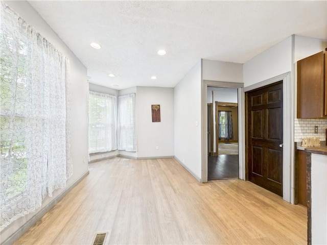 712 W Main St, Smethport, PA 16749 - unfurnished room featuring light wood finished floors, recessed lighting, and baseboards