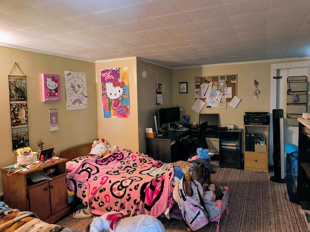 2826 Austinville Rd, Troy, PA 16947 - carpeted bedroom with ornamental molding