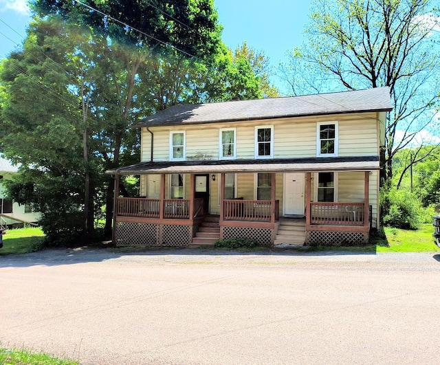 2826 Austinville Rd, Troy, PA 16947 - view of front facade featuring a porch