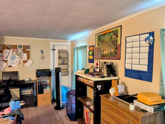 2826 Austinville Rd, Troy, PA 16947 - office with crown molding