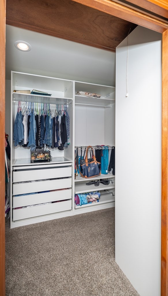 view of closet