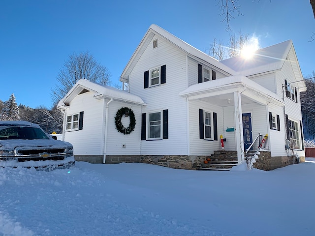 view of front of home