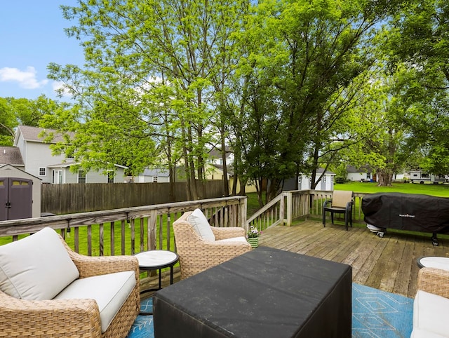 109 Alden St, Sayre, PA 18840 - wooden terrace featuring an outdoor hangout area