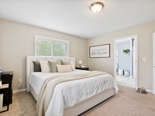 109 Alden St, Sayre, PA 18840 - bedroom with carpet, baseboards, and connected bathroom
