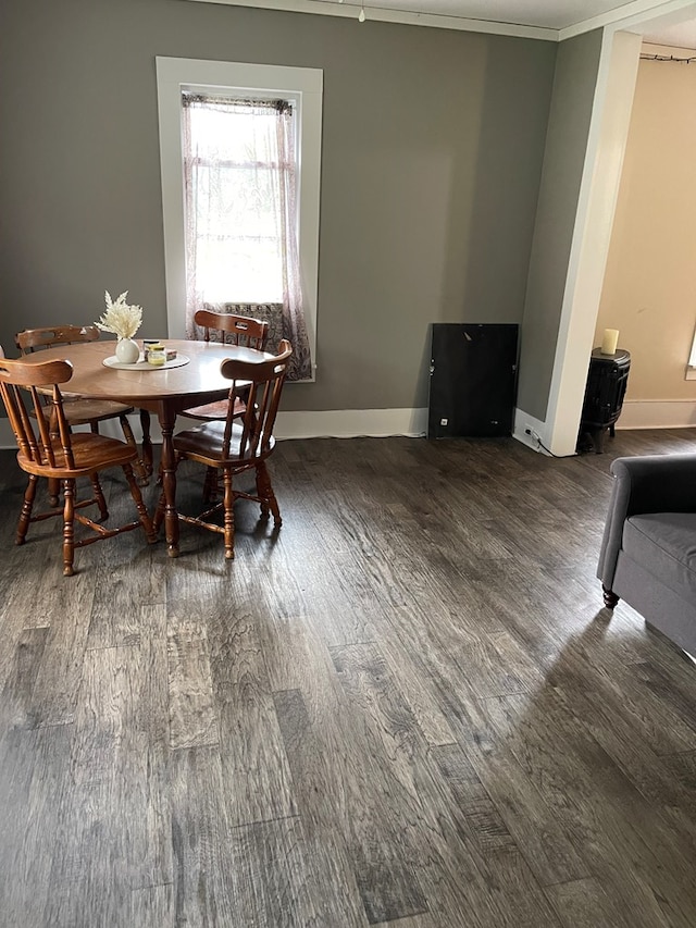 19 Kline Rd, Galeton, PA 16922 - dining room featuring wood finished floors and baseboards