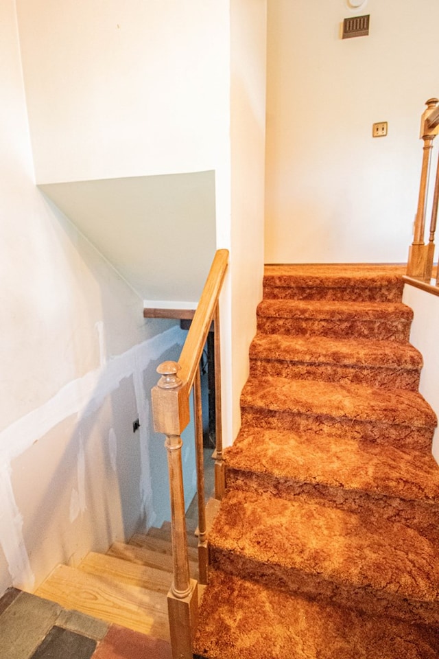 view of staircase