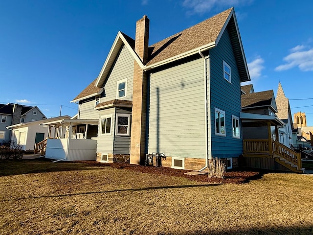 view of rear view of house