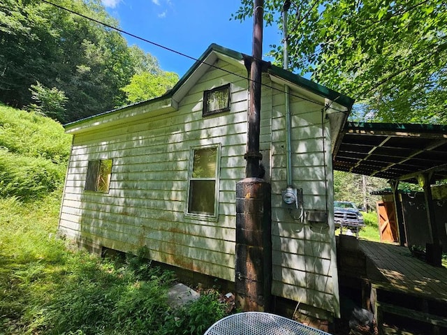 225 Logue Run Rd, Austin, PA 16720 - view of home's exterior featuring a deck