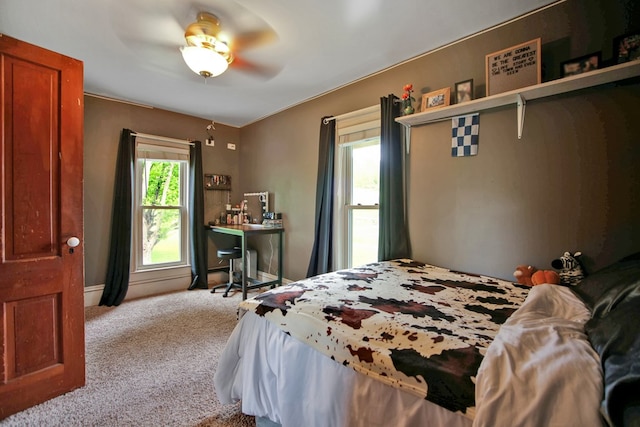 1349 Hills Creek Rd, Wellsboro, PA 16901 - carpeted bedroom featuring a ceiling fan