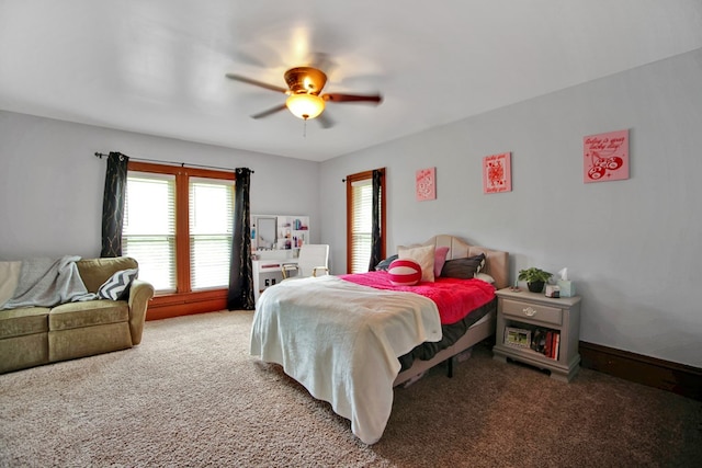 1349 Hills Creek Rd, Wellsboro, PA 16901 - carpeted bedroom with a ceiling fan