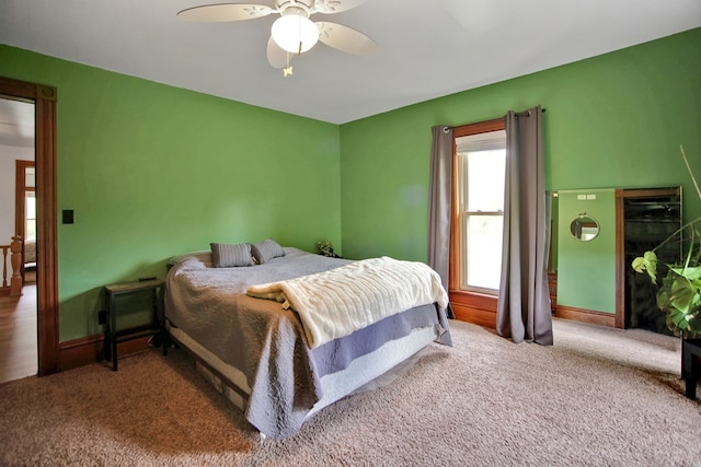 1349 Hills Creek Rd, Wellsboro, PA 16901 - bedroom with carpet flooring and ceiling fan