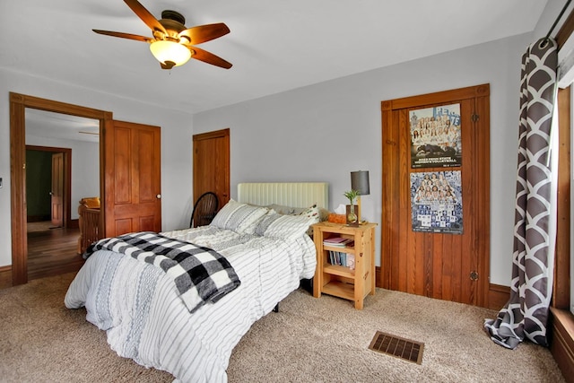 1349 Hills Creek Rd, Wellsboro, PA 16901 - bedroom with carpet flooring and ceiling fan
