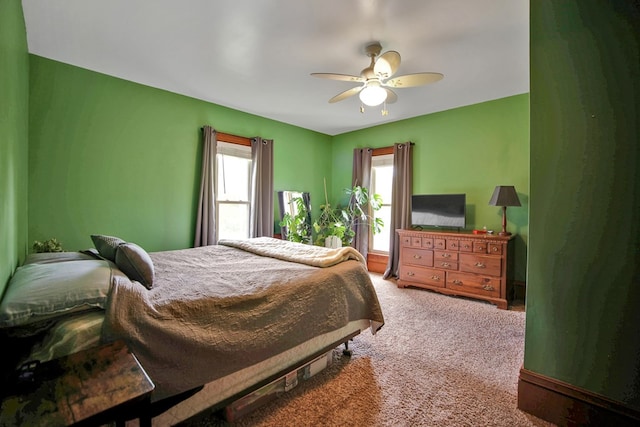 1349 Hills Creek Rd, Wellsboro, PA 16901 - bedroom with carpet floors and ceiling fan