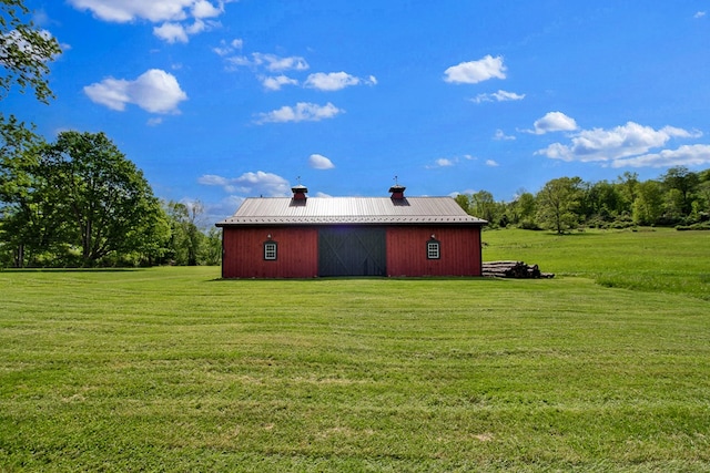 1349 Hills Creek Rd, Wellsboro, PA 16901 - view of barn with a lawn